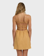 SUNS OUT MINI DRESS - DIJON