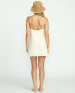 SUMMER LOVE SLIP DRESS - SALT CRYSTAL