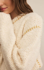 ROMNIE SWEATER - CRYSTAL