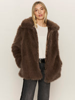 CARMEN FUR COAT - MOREL