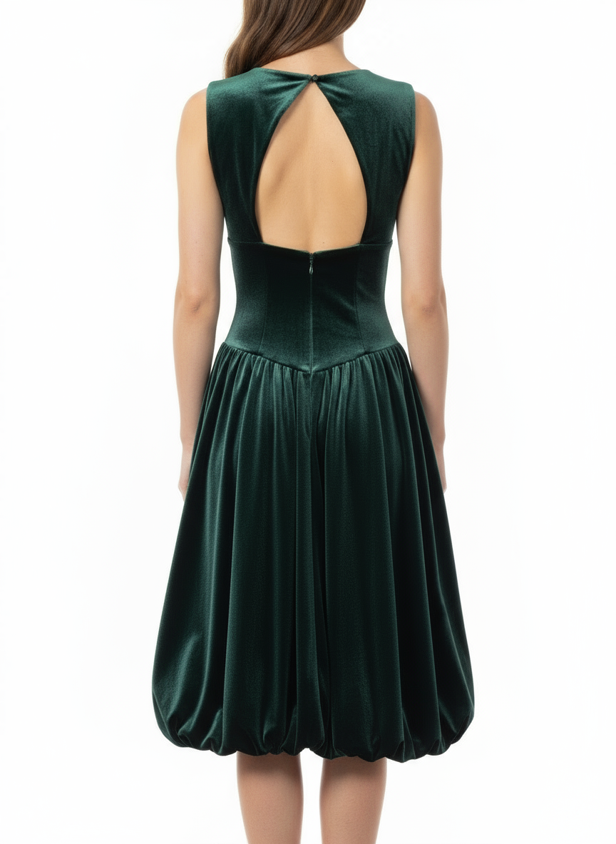 SHIRELL DRESS - WINTER PINE