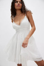 DELIA SLIP DRESS - IVORY