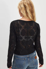 JAE KNIT LONG SLEEVE - BLACK