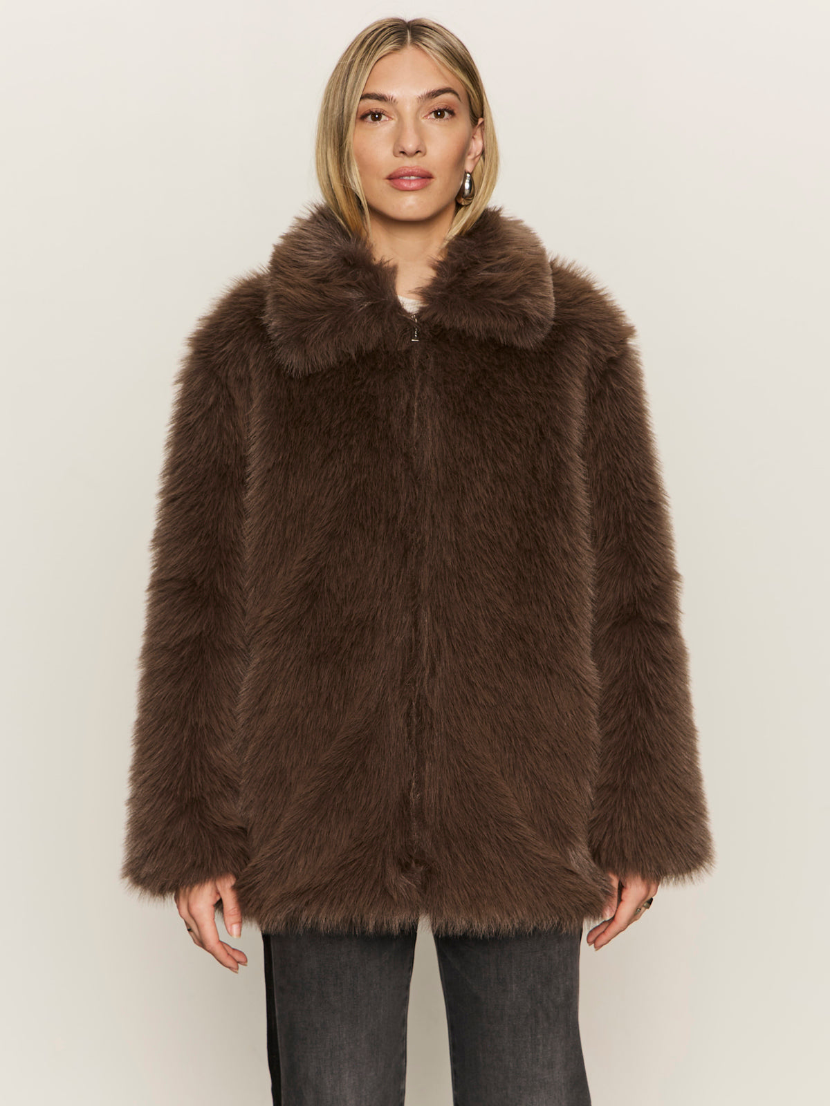 CARMEN FUR COAT - MOREL
