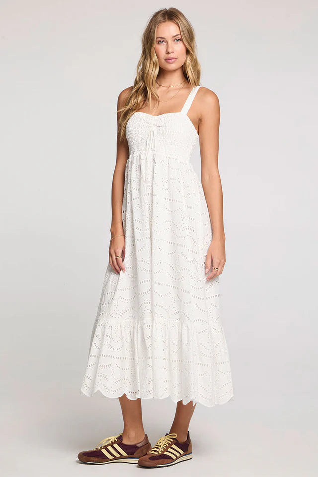 HARBOR MIDI DRESS - IVORY