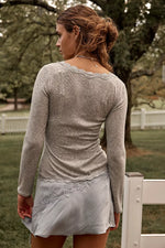 BIG LOVE CARDIGAN - HEATHER GREY