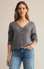 EMILE CARDIGAN - HEATHER GREY