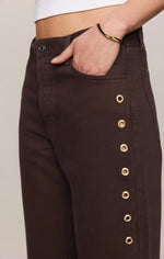 The Off Duty Bowed Ankle Gilded Umber - Gilded Umber