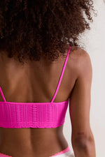 HEIRLOOM SEAMLESS BRALETTES- PINK FLAME