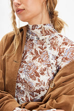 LYRIC LONG SLEEVE - IVORY COMBO