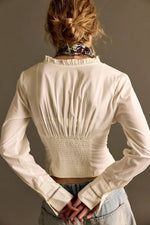 FRANKIE CORSET TOP - IVORY