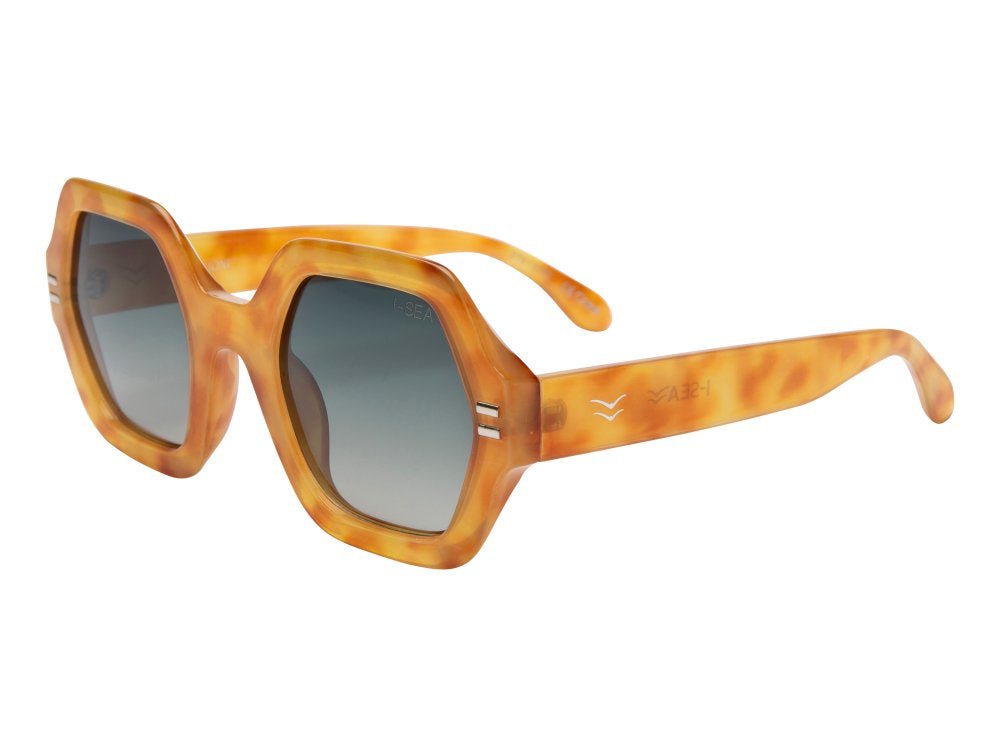 SUNGLASSES - JONI HONEY TORT/GREEN