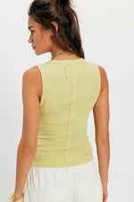 JAMIE HENLEY TANK - SICILIAN YELLOW
