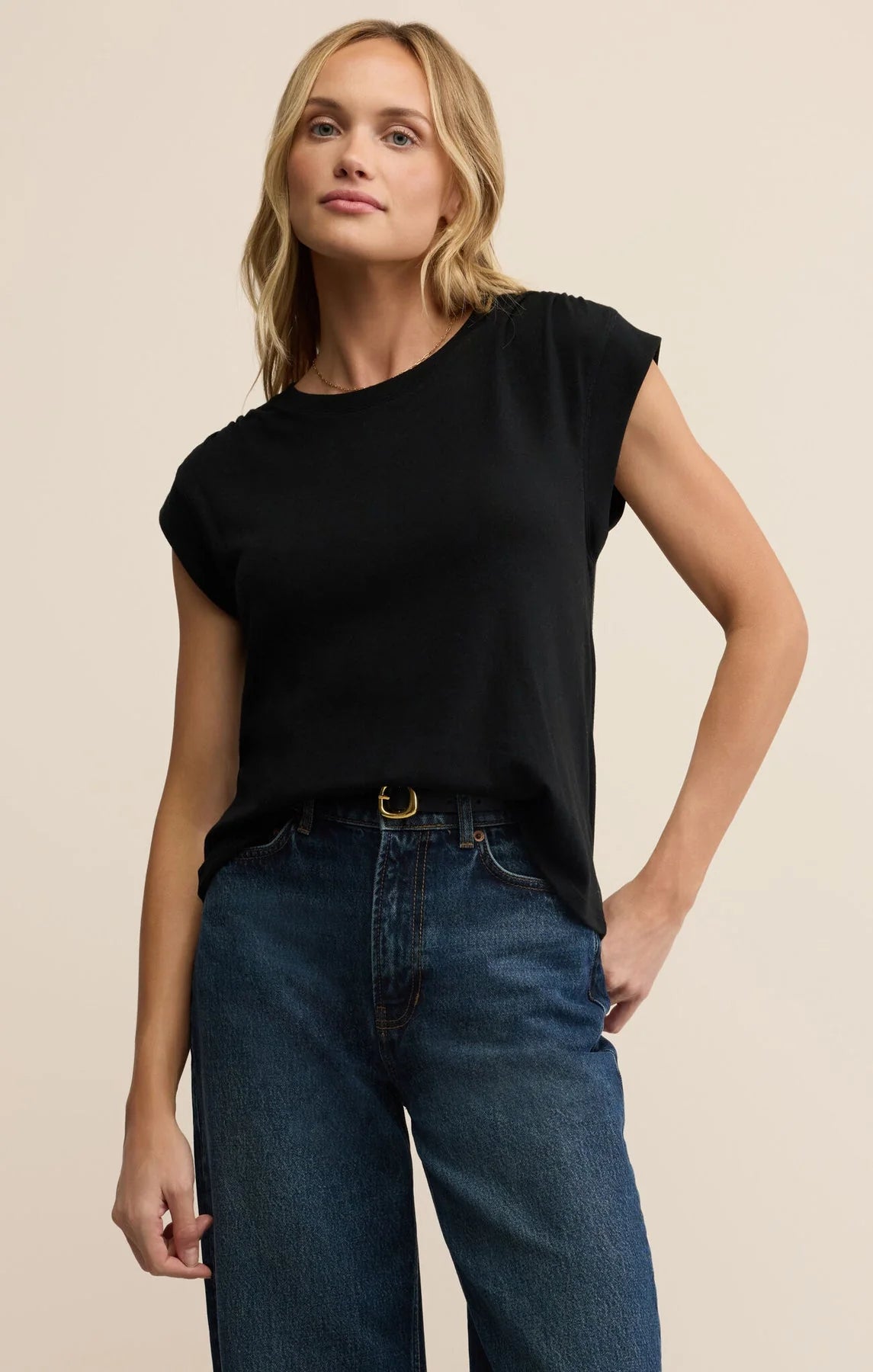 WHISPER TOP - BLACK