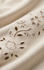 The Show Off High Rise Bowed - Soapstone