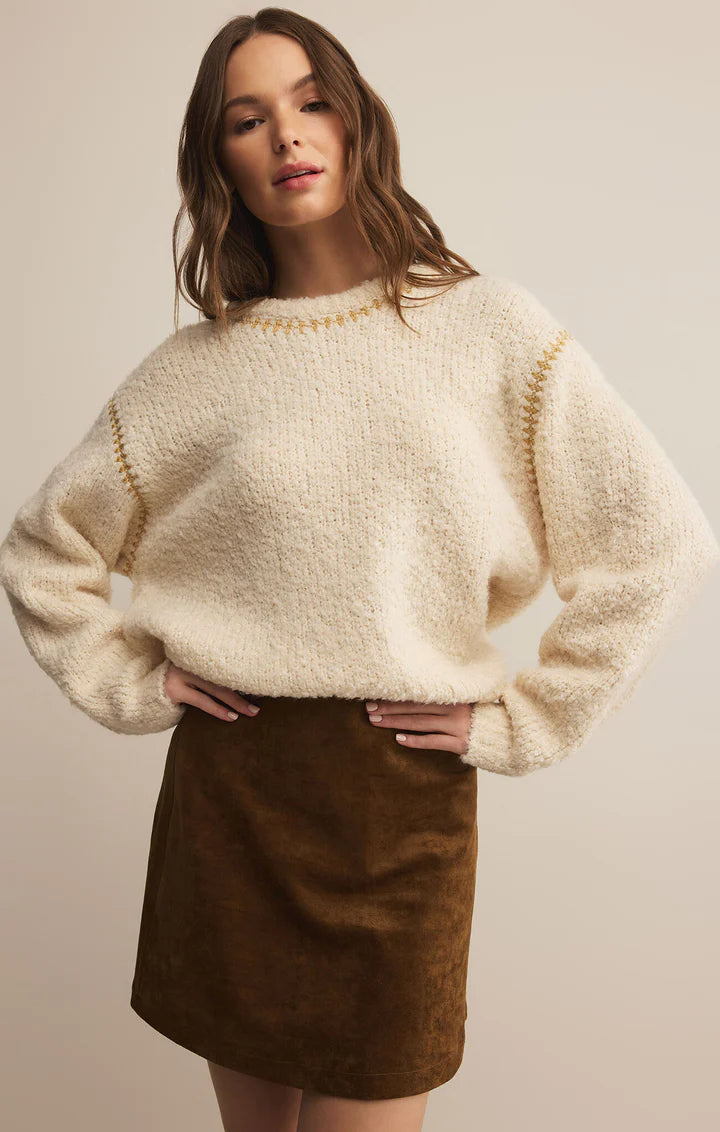 ROMNIE SWEATER - CRYSTAL