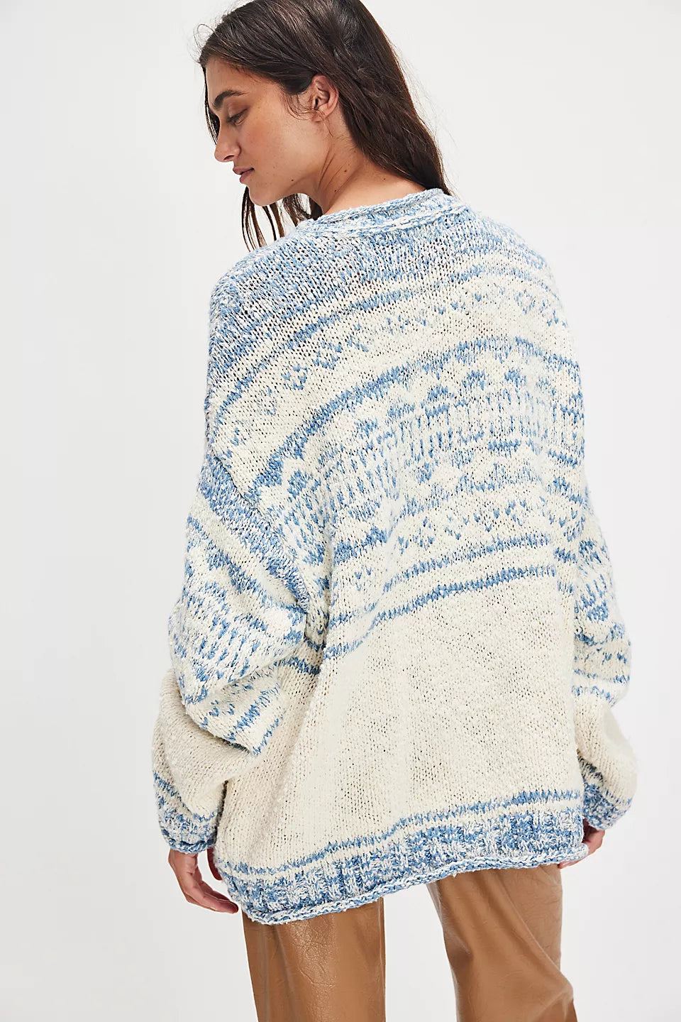 DANI PATTERN SWEATER - CLOUD COMBO