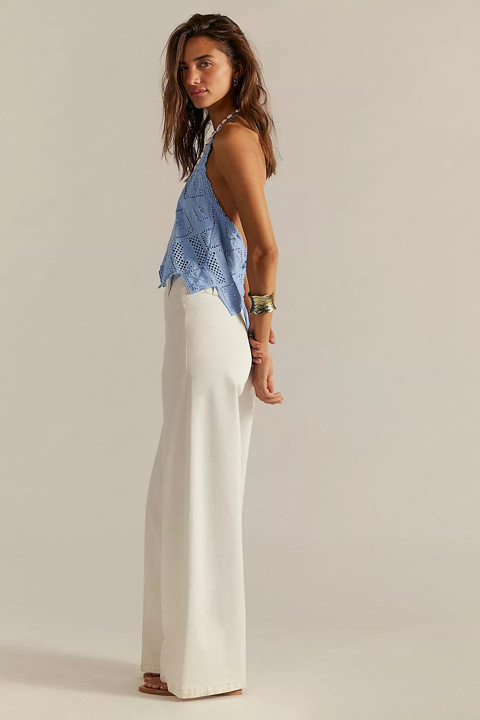 LIBRE WIDE LEG JEANS - ISLAND LIGHTS