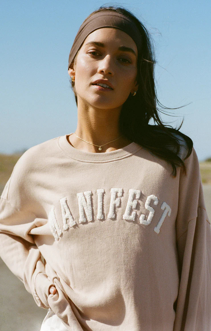 MANIFEST SWEATSHIRT - MUSHROOM