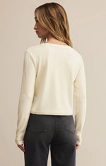 FERRIS HENLEY LONG SLEEVE - CRYSTAL