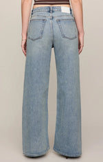 The Stunner Mid Rise Wide Leg - Downtown