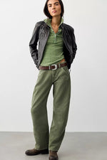Surplus Cuff Top - Courtyard