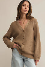 VOYAGER CARDIGAN - DESERT TAN