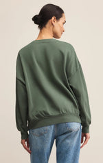 CIAO SUNDAY SWEATSHIRT-HUNTER GREEN
