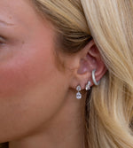 Teardrop Stud - Silver