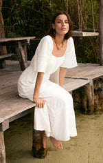 POPPY DRESS - WHITE