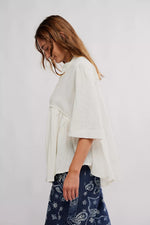 WILLOW BUTTON DOWN - IVORY