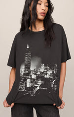 Wishes City Tee - Black Sand