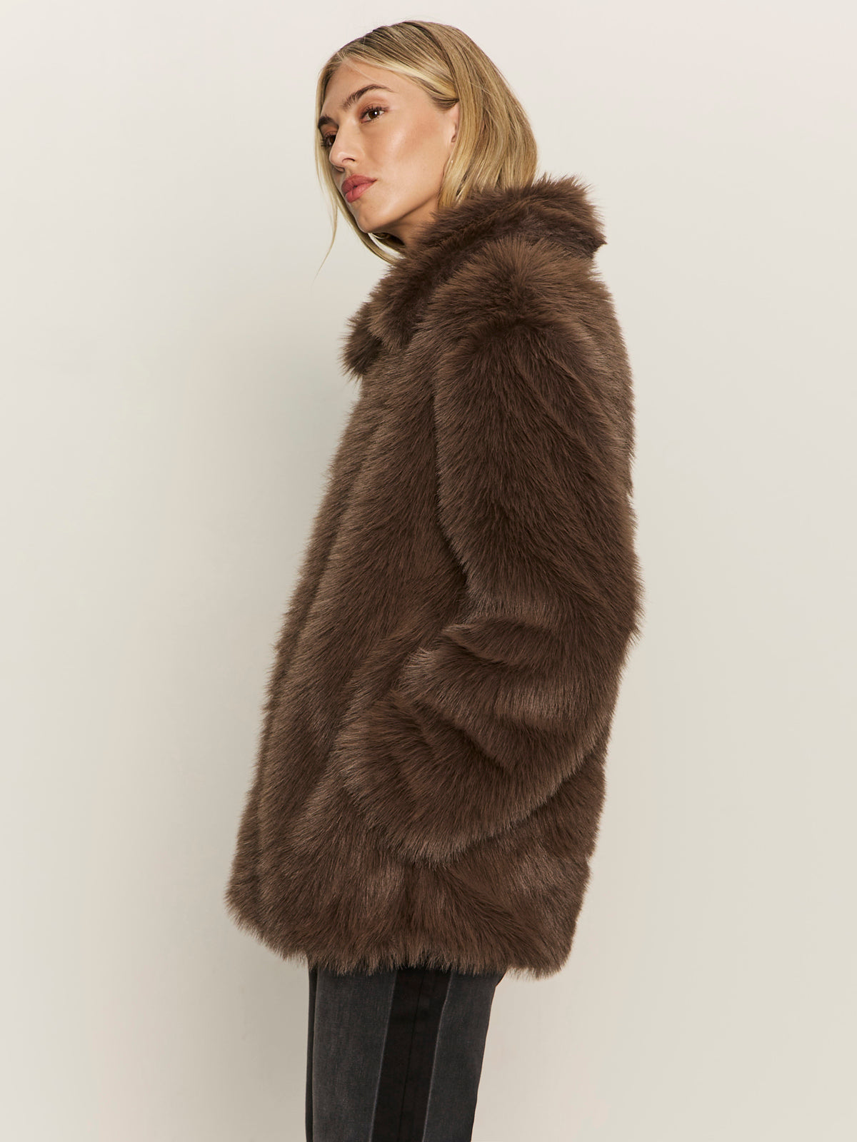 CARMEN FUR COAT - MOREL