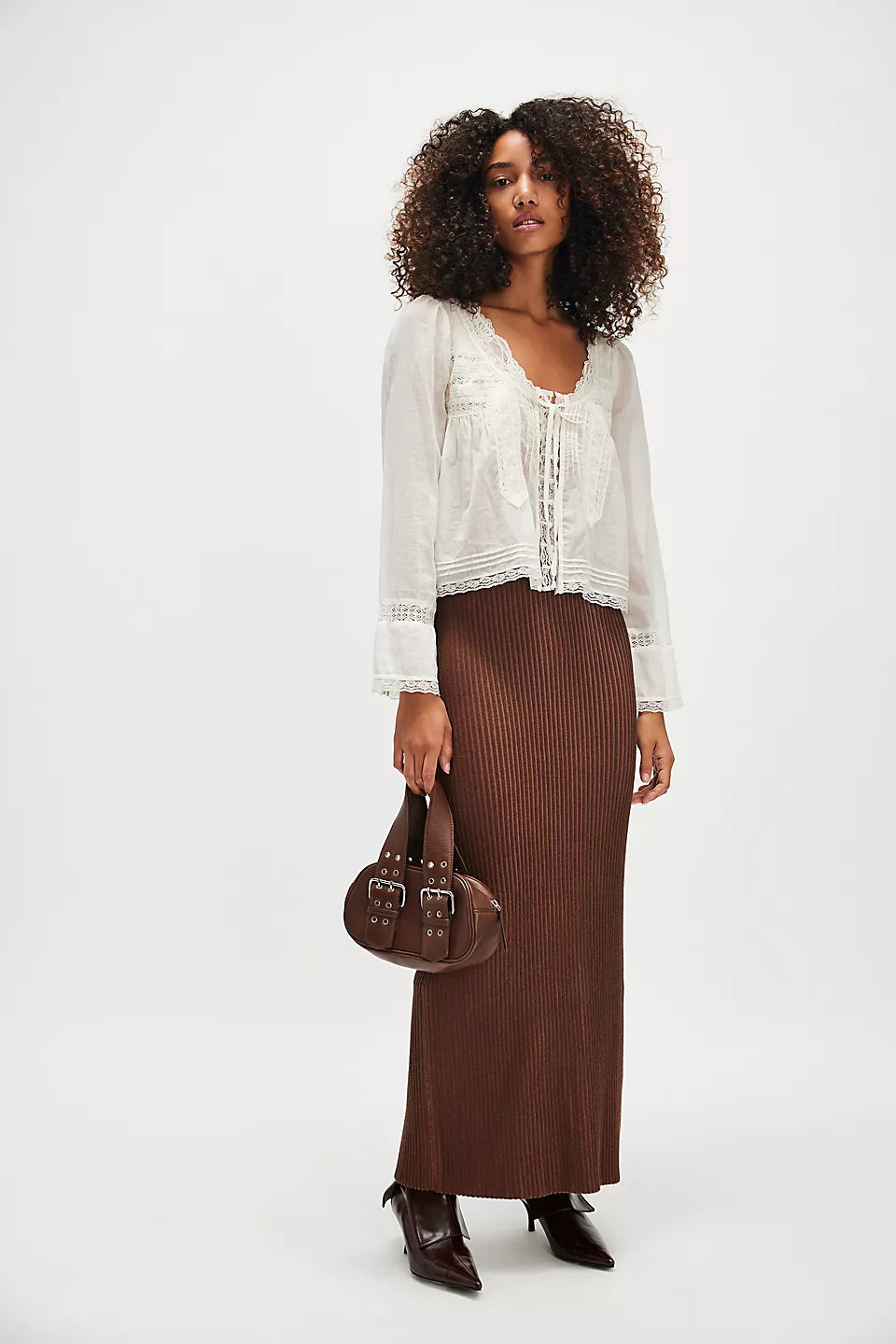 FOREVERMORE LONGSLEEVE TOP - IVORY