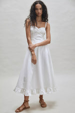 ANOTHER SEASON MIDI DRESS - COCONUT MILK