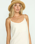 SUMMER LOVE SLIP DRESS - SALT CRYSTAL