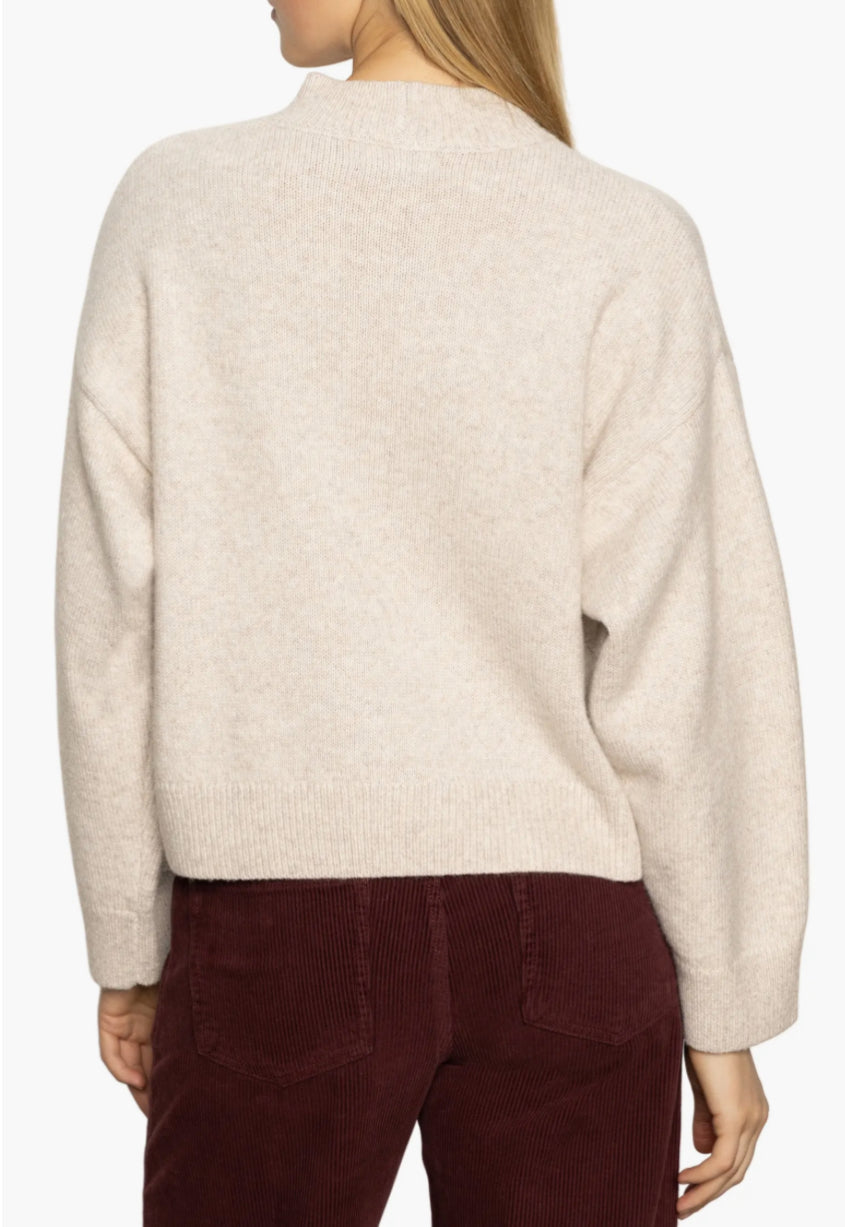 ONE POCKET SWEATER - HEATHER PEARL