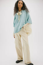 MARGOT SWEATER TEE-ANGEL FALLS MELANGE