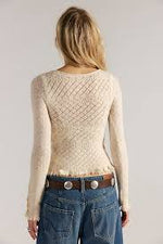 Love Cardi - Winter White Heather