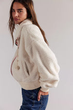 ALPINE SHERPA JACKET - WHITE SWAN