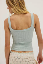 CLEAN SLATE HENLEY - POPLAR FOG