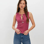 JAMIE HENLEY TANK - SANGRIA