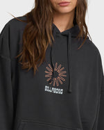 SUN & WAVES HOODIE - BLACK SANDS