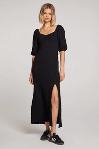 FULLMER MIDI DRESS - BLACK