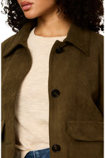 Avid Suede Jacket - Light Kalamata
