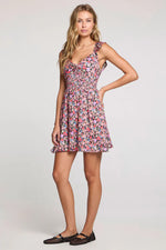 VALORIA FLORAL DRESS - MULTI