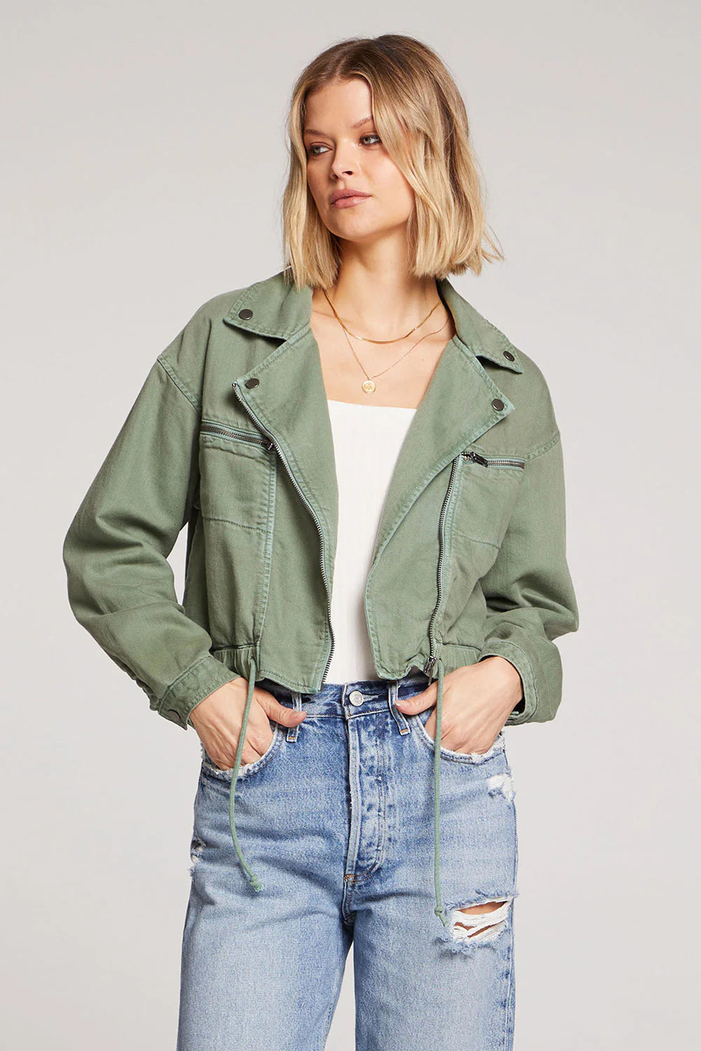 SONJA JACKET - MOSS