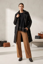 Marceau Houndstooth Jacket-Black