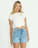 SUNSHINE SURF BABES TEE - SALT CRYSTAL