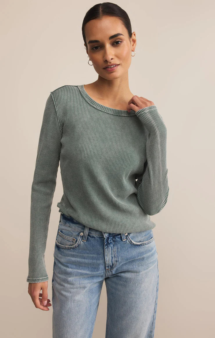 ARLET MINI THERMAL TOP - HUNTER GREEN
